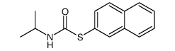 S-β-naphthyl N-isopropylthiolcarbamate Structure