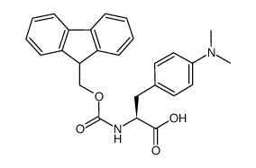 Fmoc-DMA-OH结构式