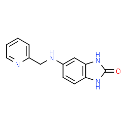 5-((PYRIDIN-2-YLMETHYL)AMINO)-1,3-DIHYDRO-2H-BENZIMIDAZOL-2-ONE structure