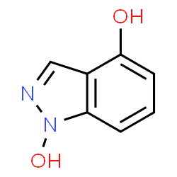 1H-Indazol-4-ol,1-hydroxy-结构式