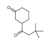 3-(3,3-dimethylbutanoyl)cyclohexan-1-one Structure