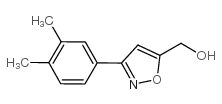(3-(3,4-DIMETHYLPHENYL)ISOXAZOL-5-YL)METHANOL结构式