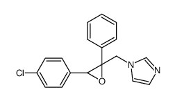 1-[[3-(4-chlorophenyl)-2-phenyloxiran-2-yl]methyl]imidazole Structure