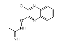 N'-(3-chloroquinoxalin-2-yl)oxyethanimidamide Structure