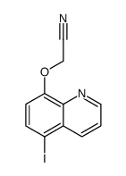 2-(5-iodoquinolin-8-yl)oxyacetonitrile结构式