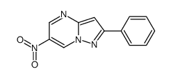 6-nitro-2-phenylpyrazolo[1,5-a]pyrimidine结构式