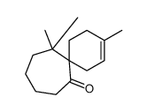 3,12,12-trimethylspiro[5.6]dodec-3-en-7-one结构式