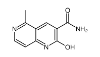 5-methyl-2-oxo-1H-1,6-naphthyridine-3-carboxamide结构式