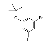 1-Bromo-3-(tert-butoxy)-5-fluorobenzene结构式