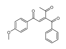 3-benzoyl-1-(4-methoxyphenyl)pent-2-ene-1,4-dione Structure