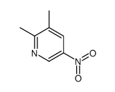 2,3-Dimethyl-5-nitropyridine Structure