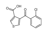 4-(2-chlorobenzoyl)thiophene-3-carboxylic acid Structure