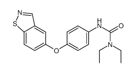 3-[4-(1,2-benzothiazol-5-yloxy)phenyl]-1,1-diethylurea Structure