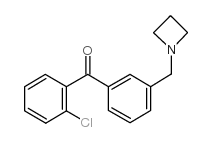 3'-AZETIDINOMETHYL-2-CHLOROBENZOPHENONE Structure
