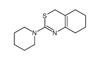 2-piperidin-1-yl-5,6,7,8-tetrahydro-4H-3,1-benzothiazine结构式