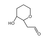 2-[(2S,3S)-3-hydroxyoxan-2-yl]acetaldehyde Structure