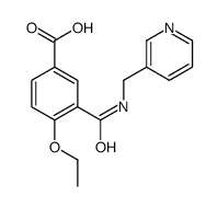 4-ethoxy-3-(pyridin-3-ylmethylcarbamoyl)benzoic acid Structure