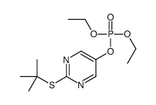 (2-tert-butylsulfanylpyrimidin-5-yl) diethyl phosphate Structure