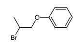 (2-bromopropoxy)benzene Structure