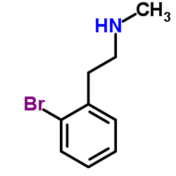 2-(2-Bromophenyl)-N-methylethanamine Structure