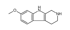 1H-Pyrido[3,4-b]indole, 2,3,4,9-tetrahydro-7-methoxy- Structure