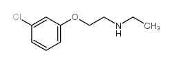 2-(3-chlorophenoxy)-N-ethylethanamine Structure