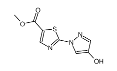 methyl 2-(4-hydroxypyrazol-1-yl)-1,3-thiazole-5-carboxylate Structure