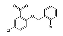 1-(2-BROMOBENZYLOXY)-4-CHLORO-2-NITROBENZENE结构式