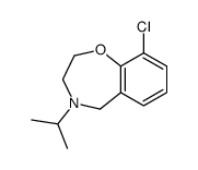 9-chloro-4-propan-2-yl-3,5-dihydro-2H-1,4-benzoxazepine结构式