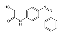 N-(4-phenyldiazenylphenyl)-2-sulfanylacetamide Structure