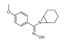 N-[7-azabicyclo[4.1.0]heptan-7-yl-(4-methoxyphenyl)methylidene]hydroxylamine结构式