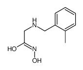 N-hydroxy-2-[(2-methylphenyl)methylamino]acetamide结构式