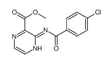 3-[(4-Chlorobenzoyl)amino]pyrazine-2-carboxylic acid methyl ester结构式