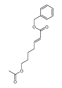 benzyl 7-acetyloxyhept-2-enoate Structure