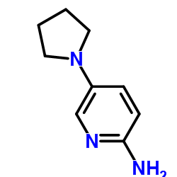 5-pyrrolidin-1-ylpyridin-2-amine structure