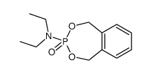 N,N-diethyl-1,5-dihydro-2,4,3-benzodioxaphosphepin-3-amine结构式