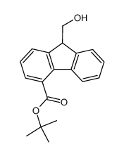 tert-Butyl 9-(Hydroxymethyl)fluorene-4-carboxylate结构式