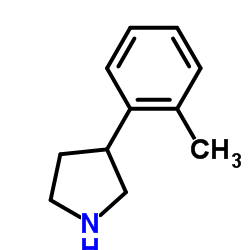 3-(2-Methylphenyl)pyrrolidine Structure