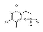 1-(2-ethenylsulfonylethyl)-5-methylpyrimidine-2,4-dione结构式