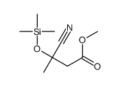 methyl 3-cyano-3-trimethylsilyloxybutanoate Structure