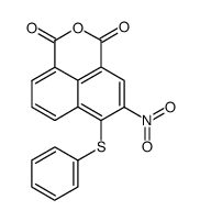 3-nitro-4-phenylthio-1,8-naphthalic anhydride Structure