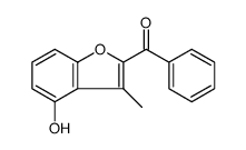 Methanone, (4-hydroxy-3-methyl-2-benzofuranyl)phenyl Structure