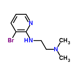3-Bromo-2-[(2-dimethylaminoethyl)amino]-pyridine结构式