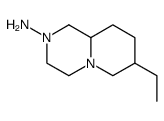 2H-Pyrido[1,2-a]pyrazin-2-amine,7-ethyloctahydro-(9CI) Structure