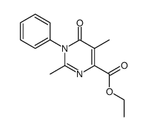 3,4-Dihydro-2,5-dimethyl-4-oxo-3-phenyl-6-pyrimidincarbonsaeure-ethylester Structure