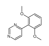 4-(2,6-dimethoxy-phenyl)-pyrimidine结构式