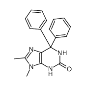 8,9-dimethyl-6,6-diphenyl-1,3,6,9-tetrahydro-2H-purin-2-one Structure