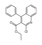 ethyl 2-chloro-4-phenylquinoline-3-carboxylate结构式