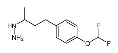 4-[4-(difluoromethoxy)phenyl]butan-2-ylhydrazine Structure