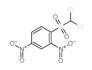 Sulfone, dichloromethyl2,4-dinitrophenyl (7CI,8CI) Structure